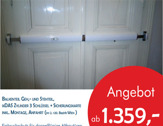 Angebot Sicherheitst&uuml;re