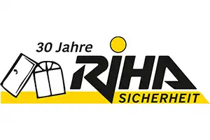 RIHA Sicherheitstüren Logo - Partner Schlosserei Edinger